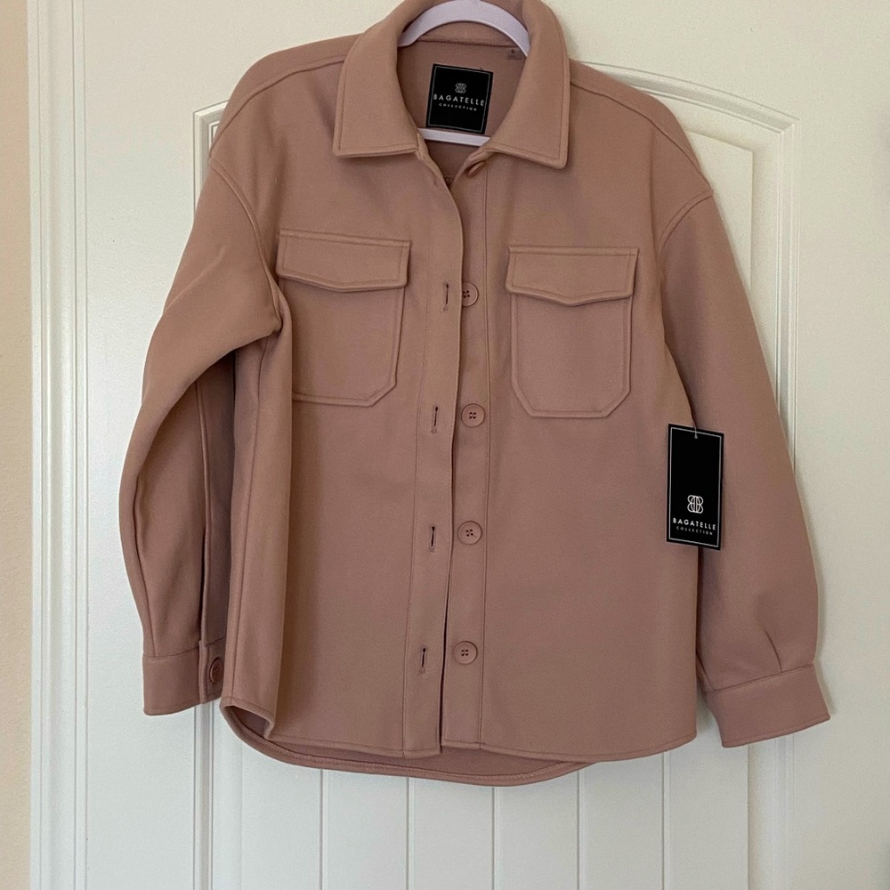 New Bagatelle shirt jacket with tags